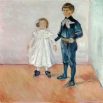 Edvard Munch Erdmute and Hans Herbert Esche 1905 Poster PrintOvly