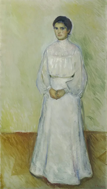 Edvard Munch Portrait of Ellen Warburg 1905 Poster PrintOvly