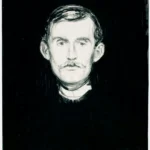 Edvard Munch Self Portrait 1895 Poster PrintOvly