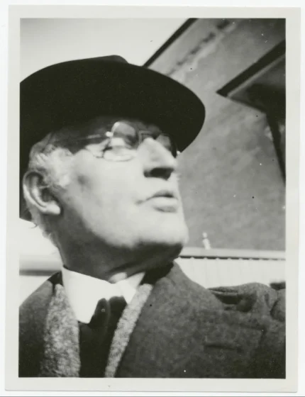 Edvard Munch Self Portrait with Hat 1930 Poster PrintOvly