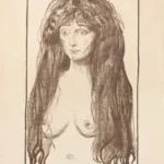 Edvard Munch Sin 1902 Poster PrintOvly