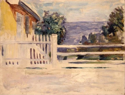 Edvard Munch Summer in Aasgaardstrand 1895 Poster PrintOvly