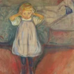 Edvard Munch The Child and Death 1899 Poster PrintOvly