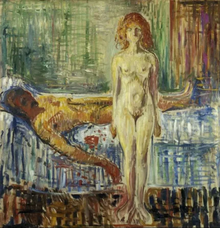Edvard Munch The Death of Marat Ii 1907 Poster PrintOvly
