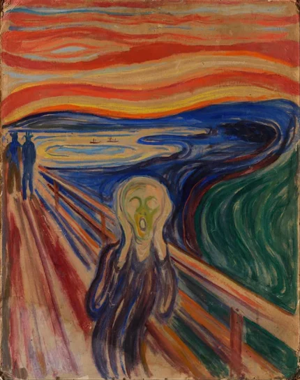 Edvard Munch The Scream 1910 Poster PrintOvly