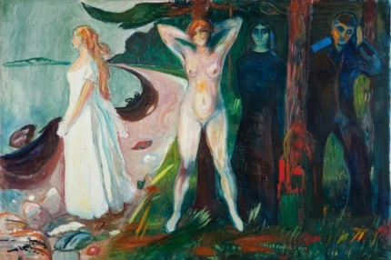 Edvard Munch Woman 1925 Poster PrintOvly