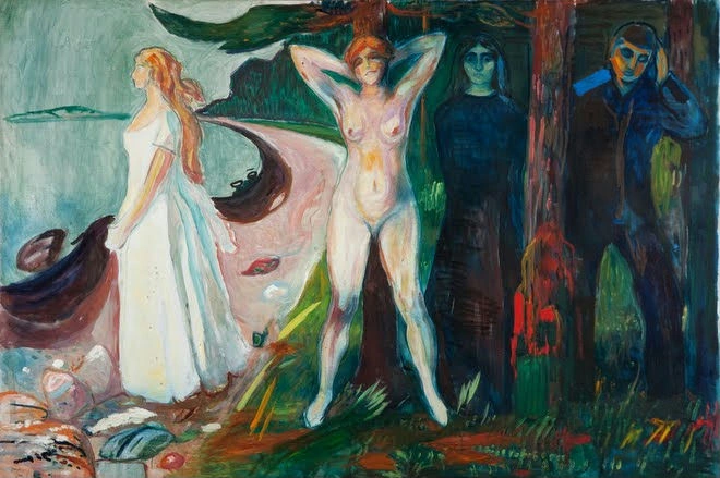 Edvard Munch - Woman Poster 1925 Edvard Munch Woman 1925 Poster PrintOvly
