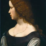 Leonardo da Vinci Portrait of a Young Lady Poster 1500 Wall Art Painting