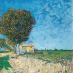 Vincent van Gogh Allee bei Arles (Avenue near Arles) Poster 1888 Wall Art Painting