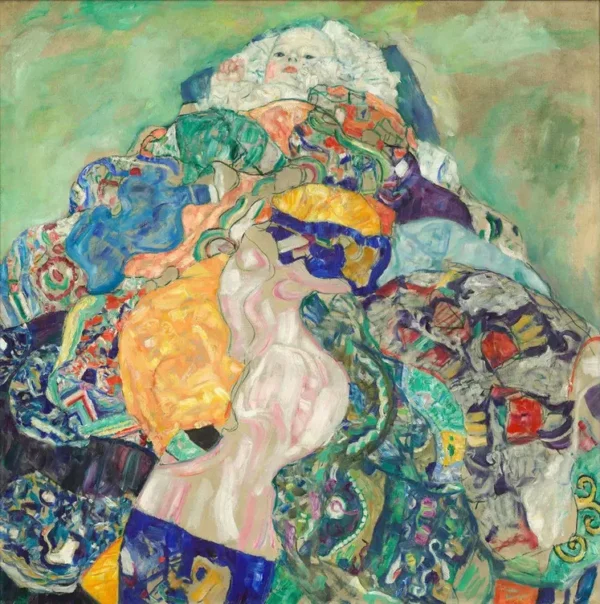 Gustav Klimt Baby (Cradle) 1905 Poster PrintOvly