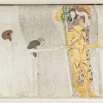Gustav Klimt Beethoven Frieze Panel 3 Poster 1905 Wall Art Painting