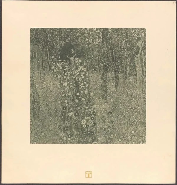 Gustav Klimt Cross in a Farm Garden 48 of Gustav Klimt 1905 Poster PrintOvly