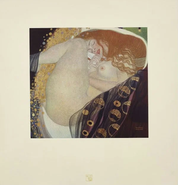 Gustav Klimt Danaë 190708 Print From the Von Gustav Klimt Ed by the Art Publisher Hugo Heller 1905 Poster PrintOvly