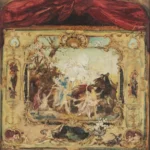 Gustav Klimt Design for a Curtain of the Municipal Theater Karlsbad Poster 1905 Wall Art Painting