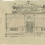 Gustav Klimt Design for the Building of the Vienna Secession Poster 1905 Wall Art Painting