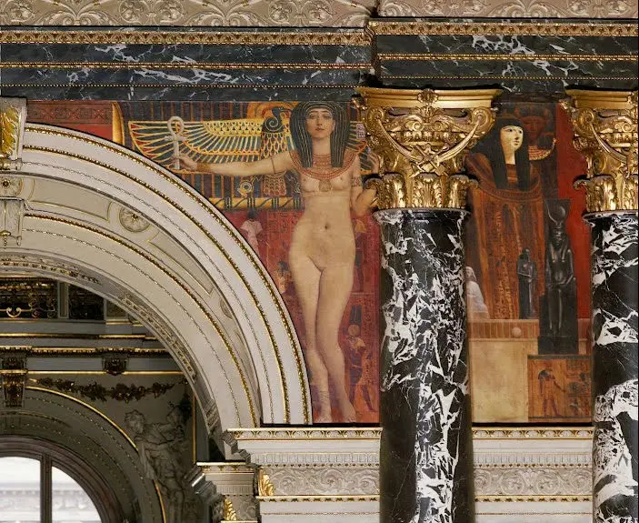 Gustav Klimt Egypt Poster 1905 Wall Art Painting