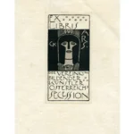 Gustav Klimt Exlibris of the Union of Artists Secession Poster 1905 Wall Art Painting