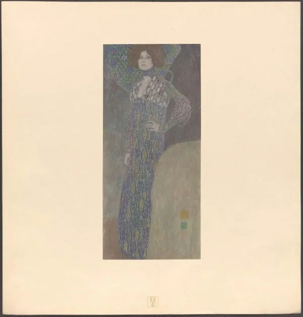 Gustav Klimt Female Portrait 10 of Gustav Klimt 1905 Poster PrintOvly