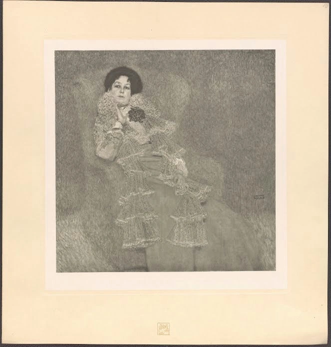 Gustav Klimt - Female Portrait 16 of Gustav Klimt Poster 1905 Gustav Klimt Female Portrait 16 of Gustav Klimt 1905 Poster PrintOvly