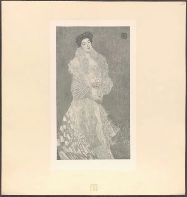 Gustav Klimt Female Portrait 23 of Gustav Klimt 1905 Poster PrintOvly