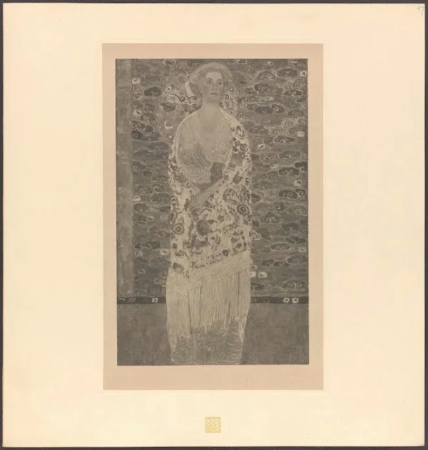 Gustav Klimt Female Portrait 47 of Gustav Klimt 1905 Poster PrintOvly