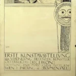 Gustav Klimt Final Drawing for the Poster of the First Secession Exhibition 1905 Poster PrintOvly