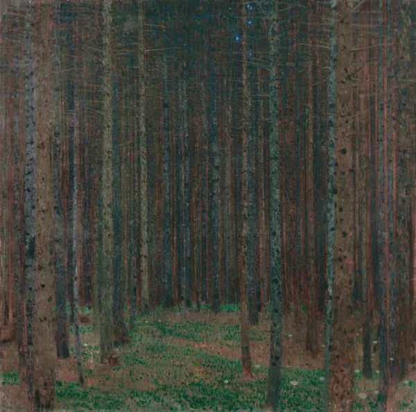 Gustav Klimt Fir Forest I 1905 Poster PrintOvly