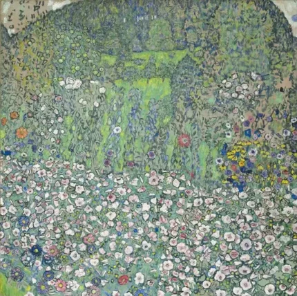 Gustav Klimt Garden Landscape with Hilltop 1905 Poster PrintOvly