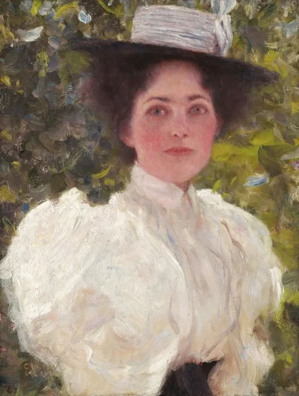 Gustav Klimt Girl in the Foliage 1905 Poster PrintOvly