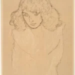 Gustav Klimt Head and Shoulders Portrait 1905 Poster PrintOvly