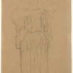 Gustav Klimt Hygieia with Broad Headdress (Study for the Oil Sketch for Medicine) 1905 Poster PrintOvly