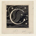 Gustav Klimt Initial G (Illustration for Ver Sacrum) 1905 Poster PrintOvly