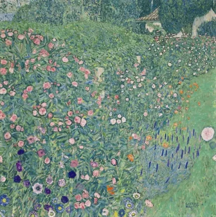Gustav Klimt Italian Garden Landscape 1905 Poster PrintOvly