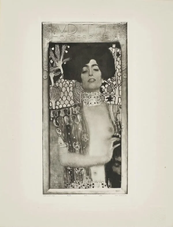 Gustav Klimt Judith I From the Ars Nova Mcmi Outstanding Works of Fine Arts From in 1905 Poster PrintOvly
