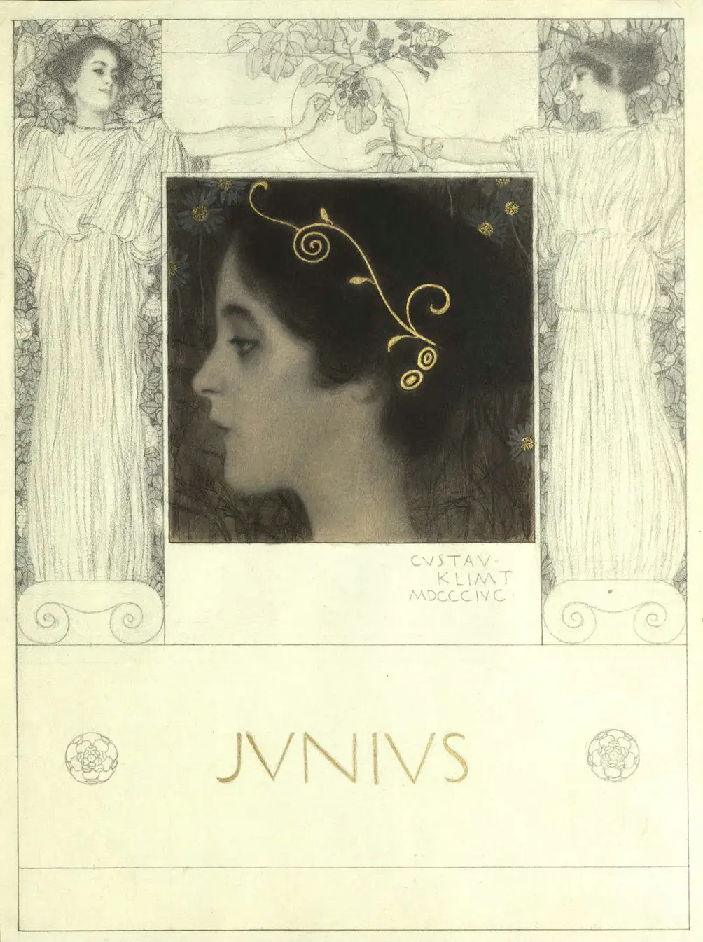 Gustav Klimt - Junius Poster 1905 Gustav Klimt Junius 1905 Poster PrintOvly