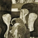 Gustav Klimt Jurisprudence Slightly Revised Until 1905 Poster PrintOvly