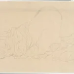 Gustav Klimt Kauernde Weibliche Figur Nach Links Mit Hochgeschobenen Hemd Frühe Studie Zur Leda 1905 Poster PrintOvly