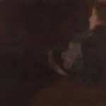 Gustav Klimt Lady at the Fireplace 1905 Poster PrintOvly