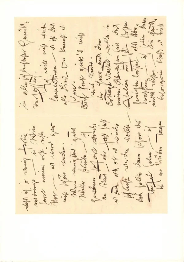Gustav Klimt Letter Am Attersee to Marie Zimmermann in Villach 13 08 (Postmark) 1905 Poster PrintOvly
