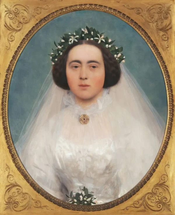 Gustav Klimt Marie Kerner Von Marilaun As a Bride 1905 Poster PrintOvly