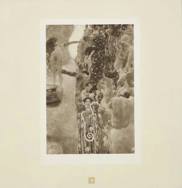 Gustav Klimt Medicine Print From the Von Gustav Klimt Ed by the Art Publisher Hugo He 1905 Poster PrintOvly