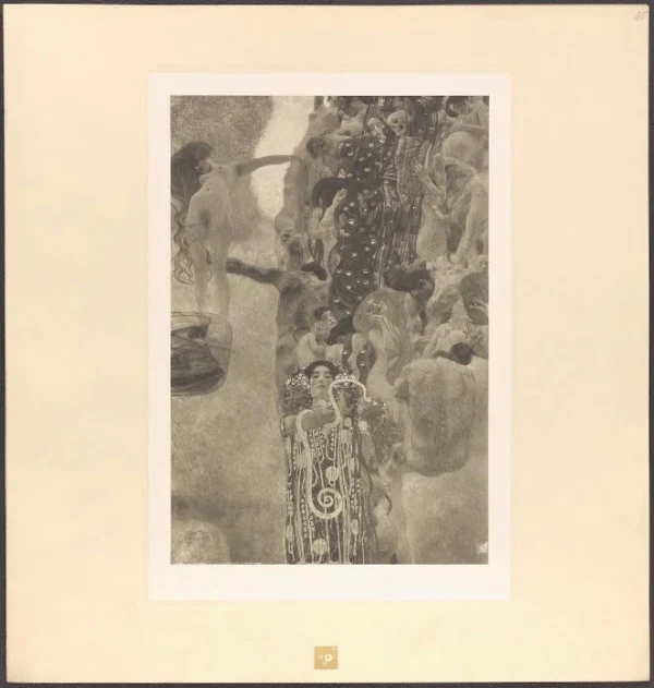 Gustav Klimt Medicine According to Gustav Klimt 25 of Gustav Klimt 1905 Poster PrintOvly