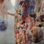 Gustav Klimt Medicine (Recolored with Artificial Intelligence) 1905 Poster PrintOvly