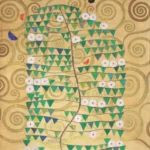 Gustav Klimt Nine Cartoons for the Execution of a Frieze for the Dining Room of Stoclet House in Brussels 6 Roseb 1905 Poster PrintOvly