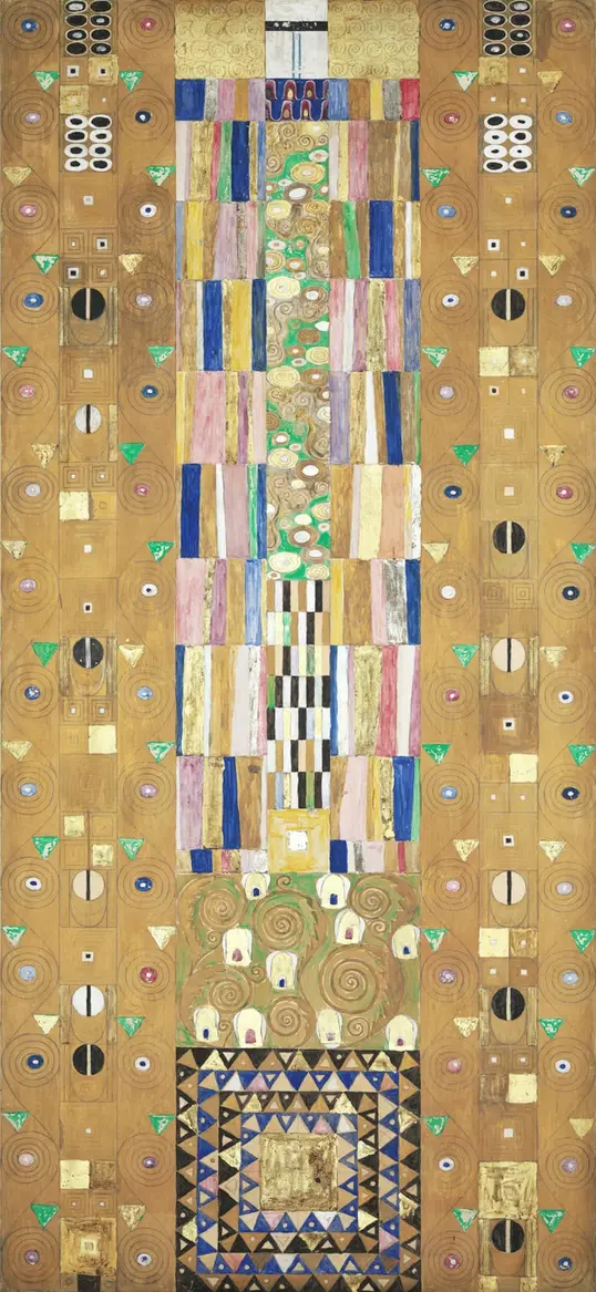 Gustav Klimt - Nine Cartoons for the Execution of a Frieze for the Dining Room of Stoclet House in Brussels 9 Knigh Poster 1905 Gustav Klimt Nine Cartoons for the Execution of a Frieze for the Dining Room of Stoclet House in Brussels 9 Knigh 1905 Poster PrintOvly