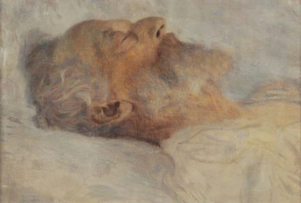 Gustav Klimt Old Man on His Death Bed 1905 Poster PrintOvly
