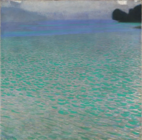 Gustav Klimt On Lake Attersee 1905 Poster PrintOvly