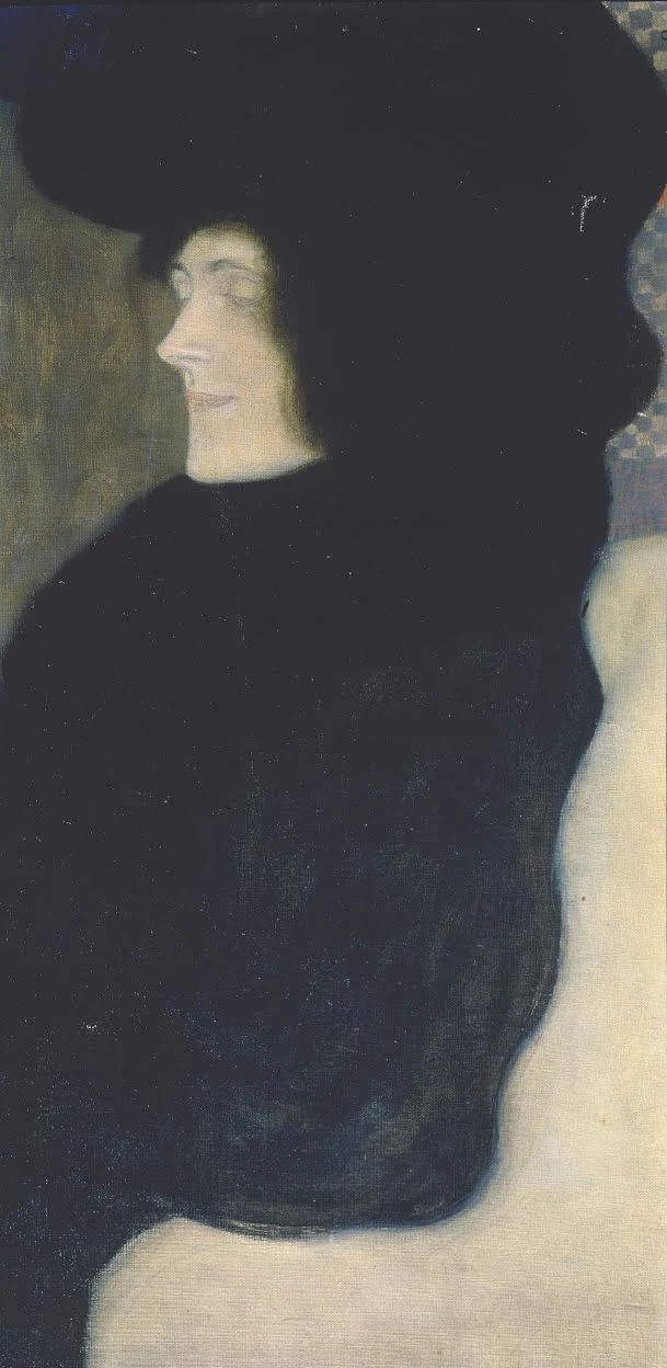 Gustav Klimt - Pale Face Poster 1905 Gustav Klimt Pale Face 1905 Poster PrintOvly