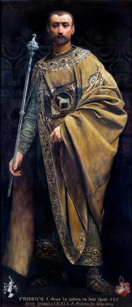 Gustav Klimt Portrait of Friedrich I Count of Zollern C 1905 Poster PrintOvly
