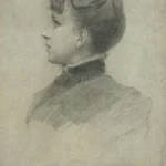 Gustav Klimt Portrait of Gustav Klimt S Sister Hermine in Profile Facing Left 1905 Poster PrintOvly